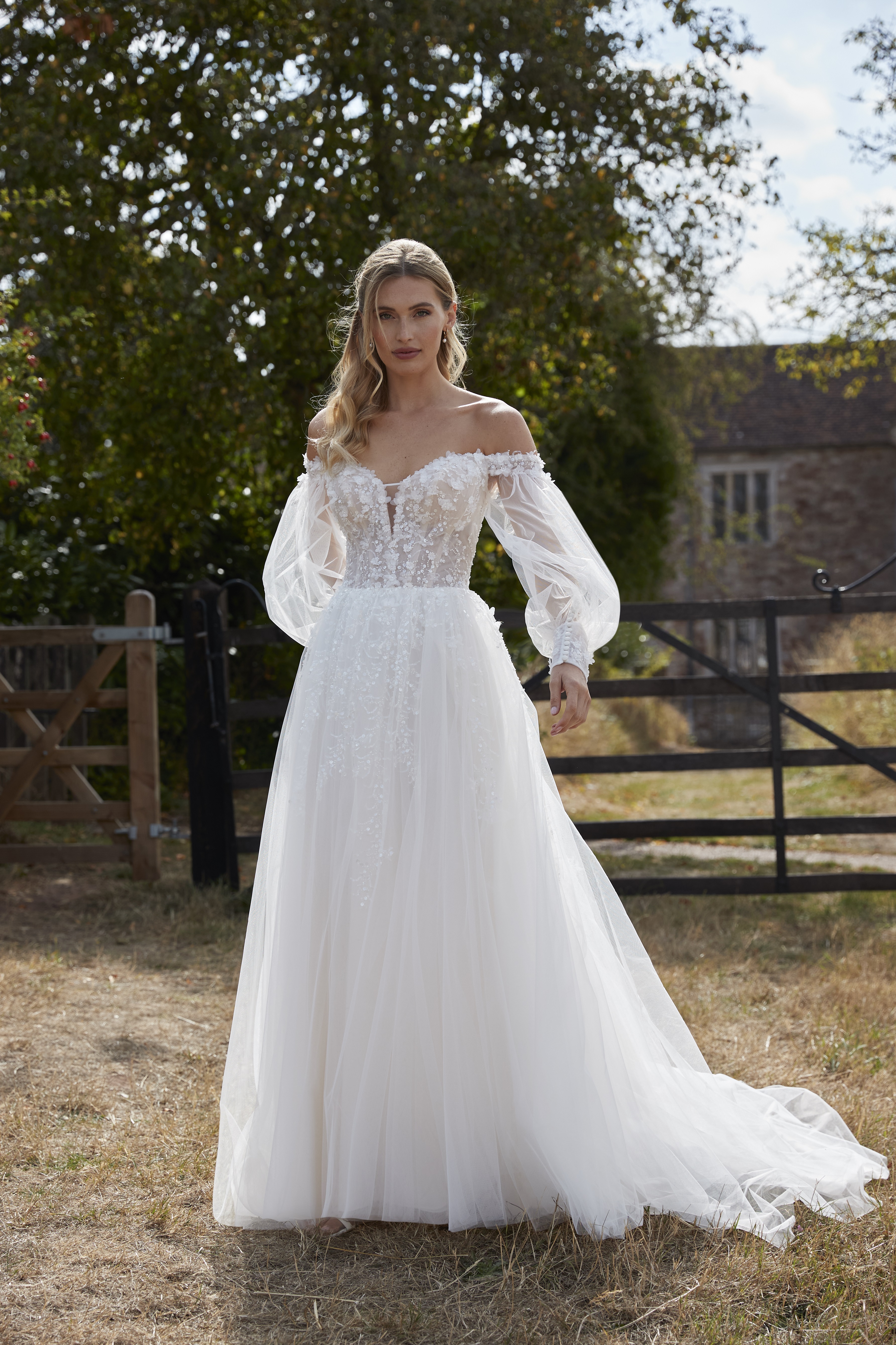 strapless flowy wedding dress Satin Wedding Dress Ivory L Dree by Grace Loves Lace