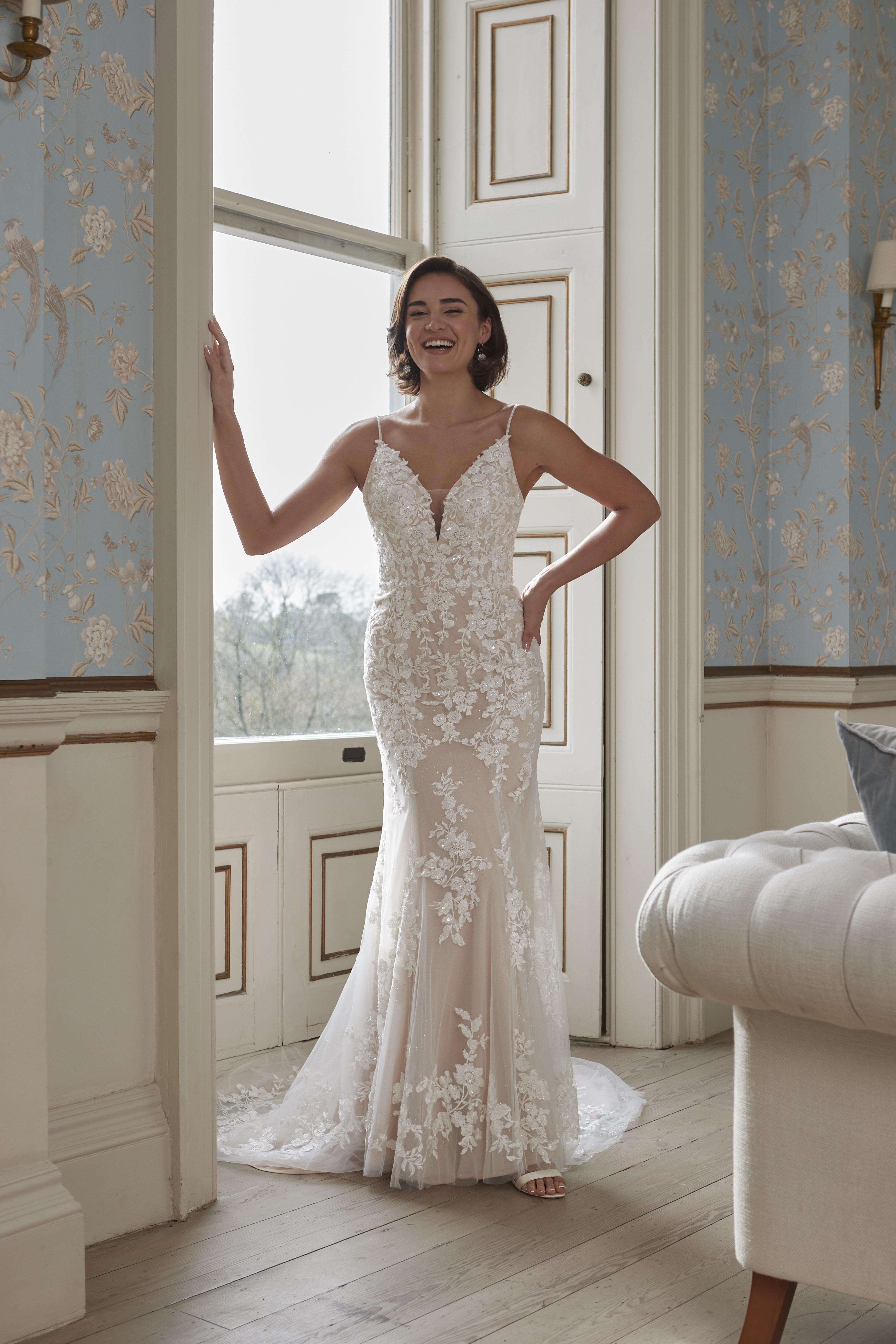 short lace and tulle dress Sweetheart Corset Tulle Short Dress with Floral Embellishments GLGS3515 main image 1